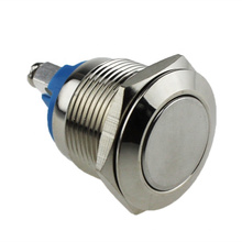 JS19F-10N 19mm anti-vandal switch metal push button with screw pin